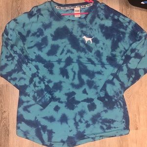 Vs pink tye dye sweater